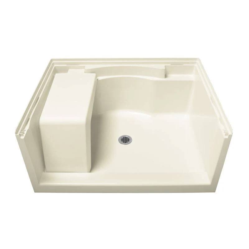 36 in. x 48 in. Single Threshold Shower Base in Biscuit O68867