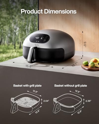 Dome Air Fryer with Dishwasher Safe Basket Z31046