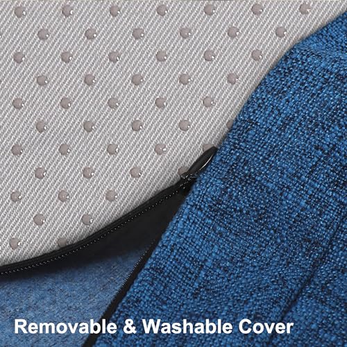 Gray 16 inch Round Chair Seat Cushion Pad H629294