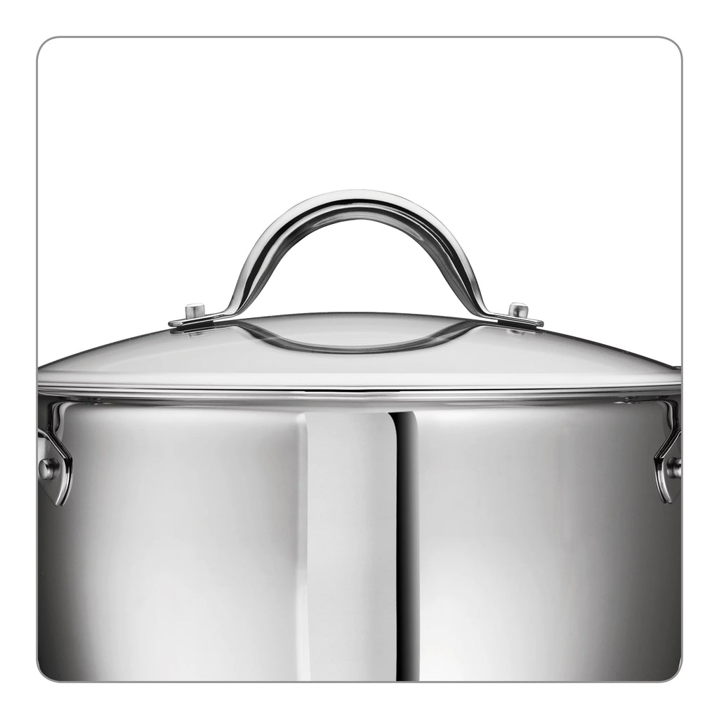 12 Piece Stainless Steel Tri-Ply Base Cookware Set P644987