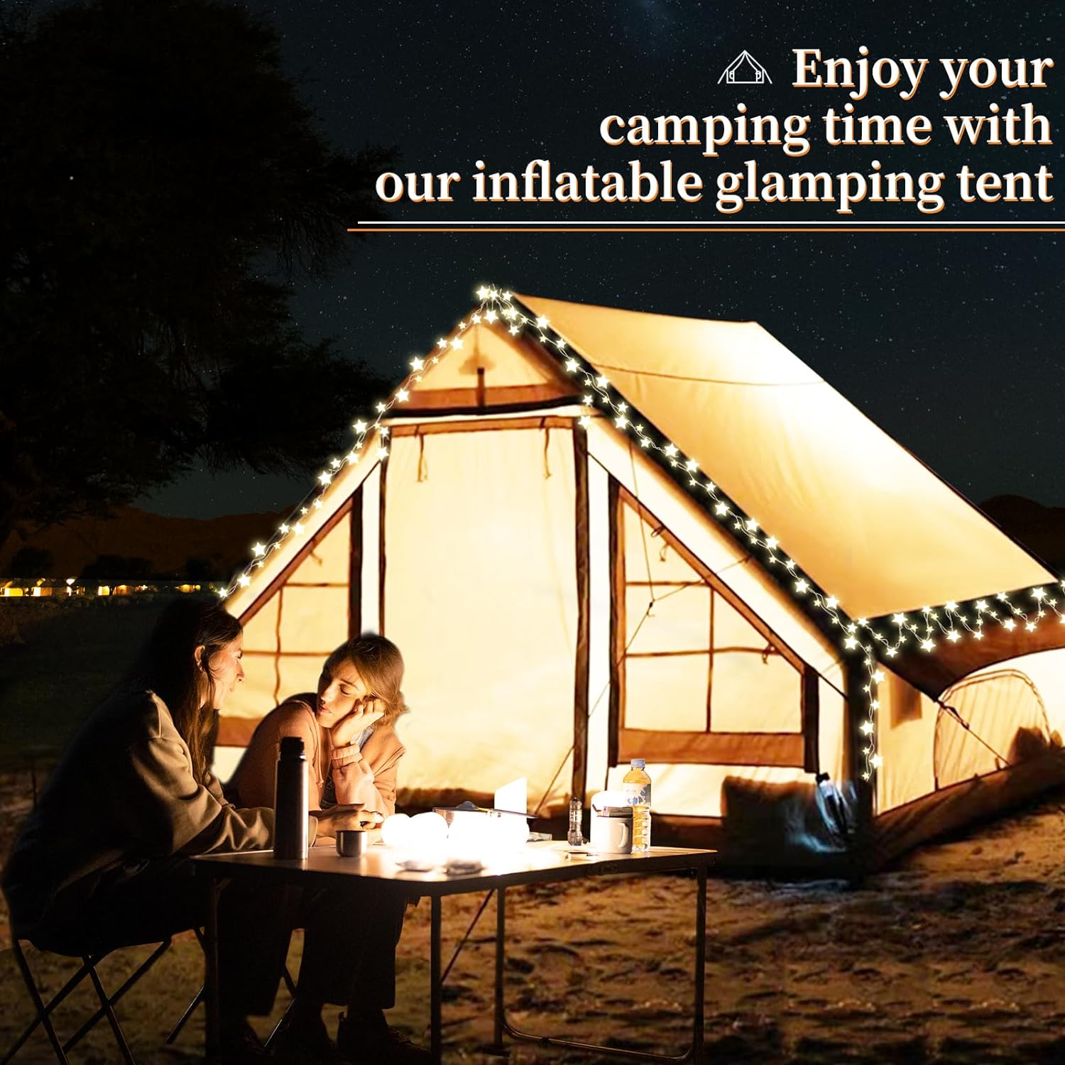 Large Inflatable Oxford Air Tent for 4-6 Persons N572