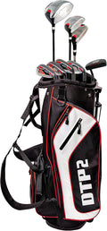 12 Piece Black Red Golf Package W73086