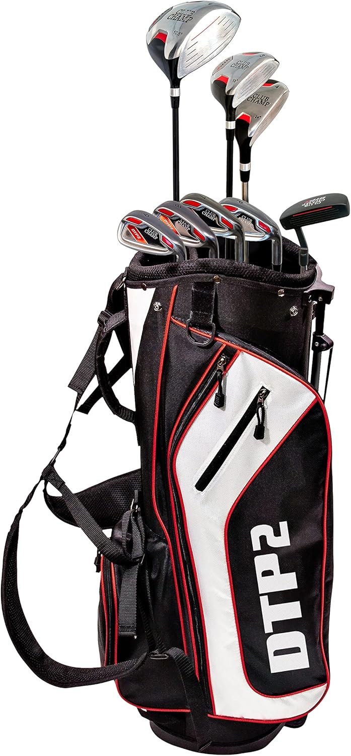 12 Piece Black Red Golf Package W73086