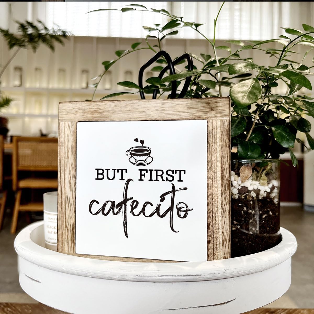 Coffee Wood Sign F544565