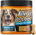 90 Soft Chews Chicken Flavor Dog Allergy Chews with Omega 3 Fish Oil U521805