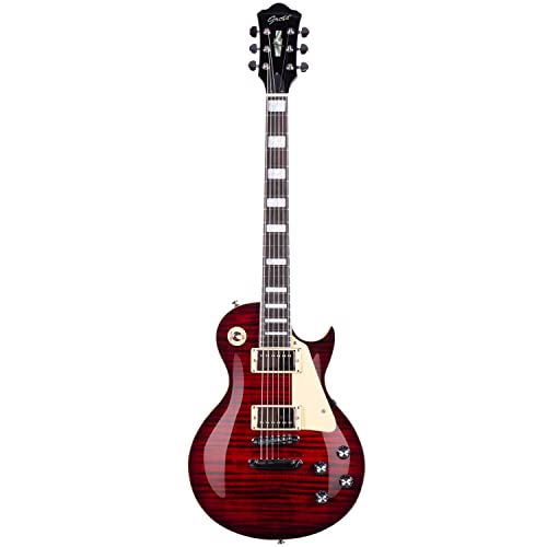 Purple Solid Body Electric Guitar with Gigbag R70255