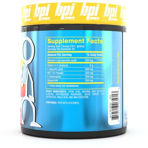 BCAA Powder Sports Drink with Branched Chain Amino Acids - Lemon Squeeze - 25 Servings S537364