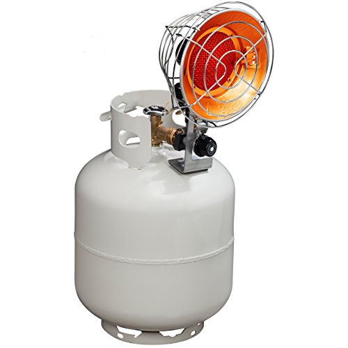 Silver 15000 BTU Propane Tank Top Heater J7229