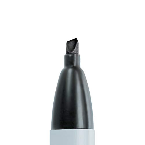 Black Chisel Tip Permanent Markers 2 Count Z4112