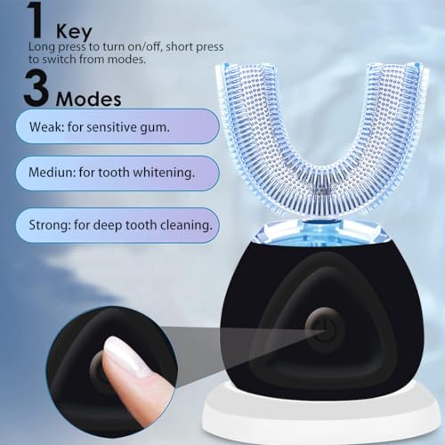White Rechargeable Ultrasonic Toothbrush K21449