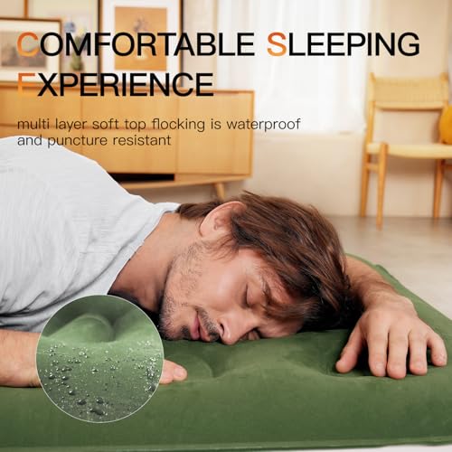 Twin 16" Inflatable Air Mattress with Built Pump E924373
