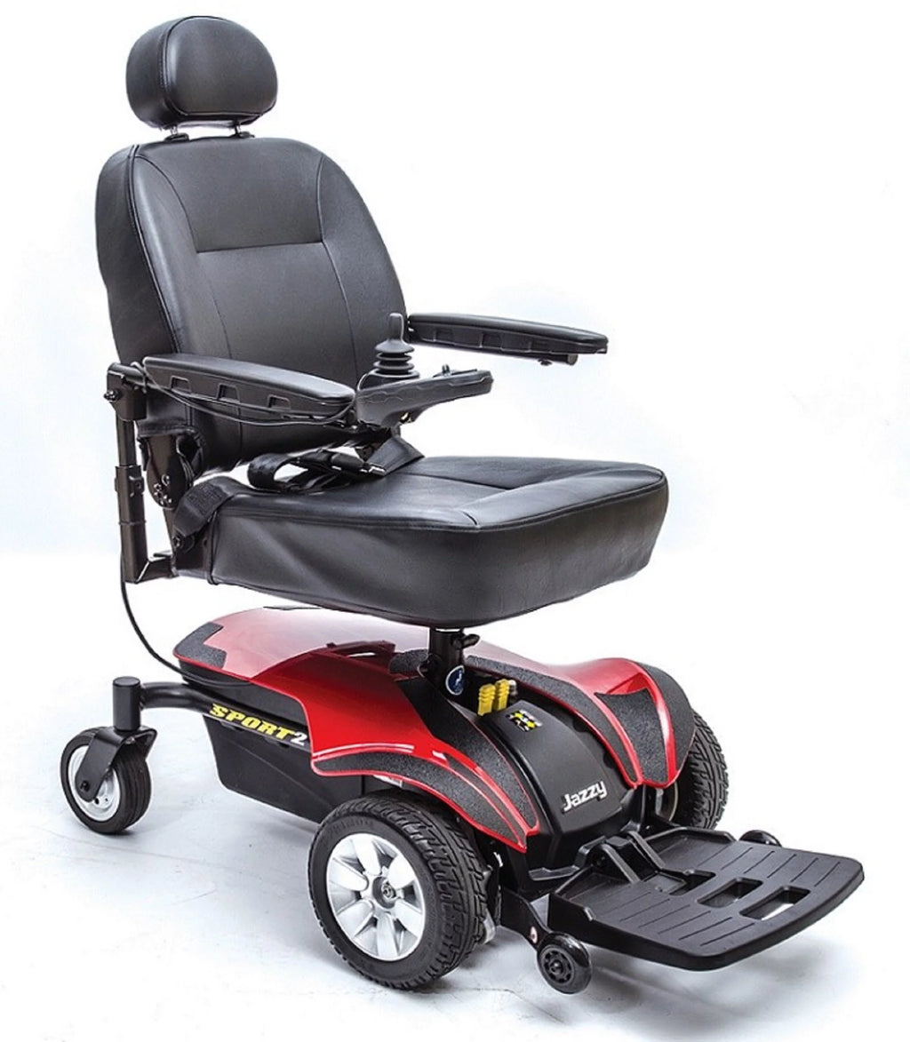 Front-Wheel Drive Power Chair Jazzy Red H451