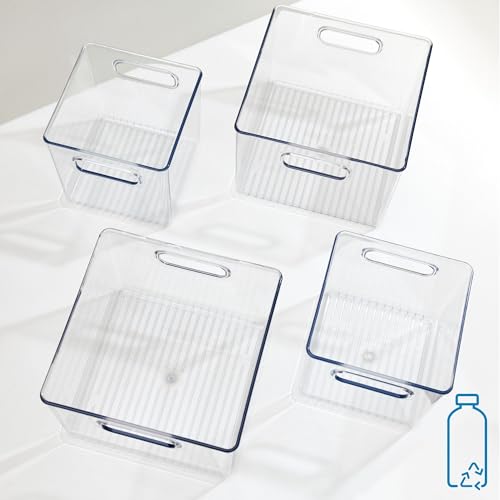 Recycled Plastic Storage Bin with Handles G85824