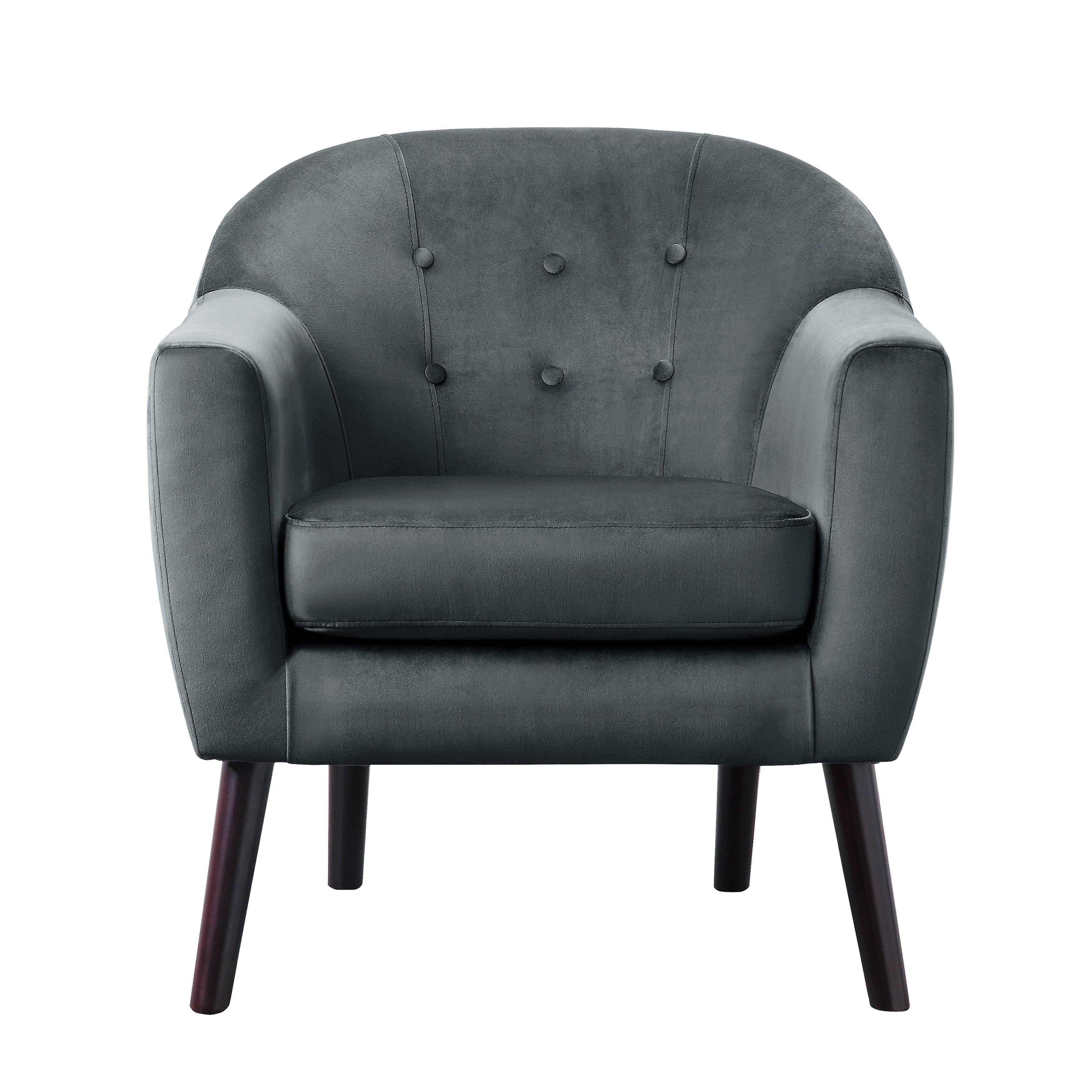 Grey Accent Chair Q125