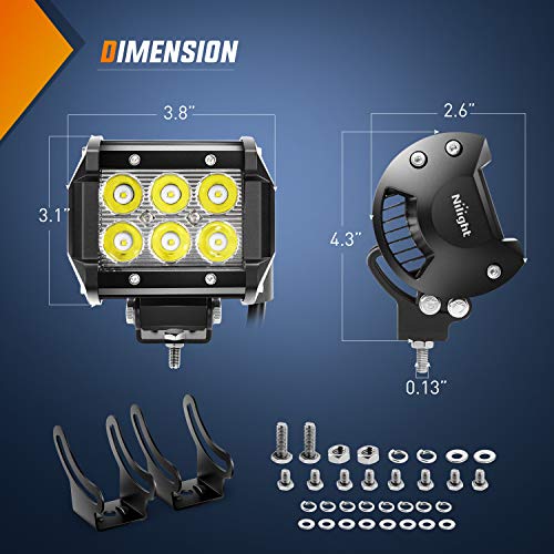 22Inch 480W Triple Row Flood Spot Combo Waterproof Led Light Bar with Wiring Harness D5076