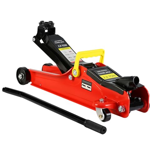 3 Ton Low Profile Steel Floor Jack with Dual Piston Quick Lift Pump E735