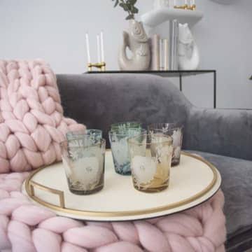 Set of 6 Glass Tumblers D89202
