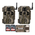 Cellular Trail Camera 2-Pack with 32GB Memory Card and Card Reader R7208