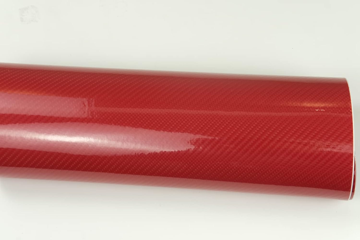 Red Carbon Fiber Vinyl Wrap 10ft x 1ft Self Adhesive Film T211