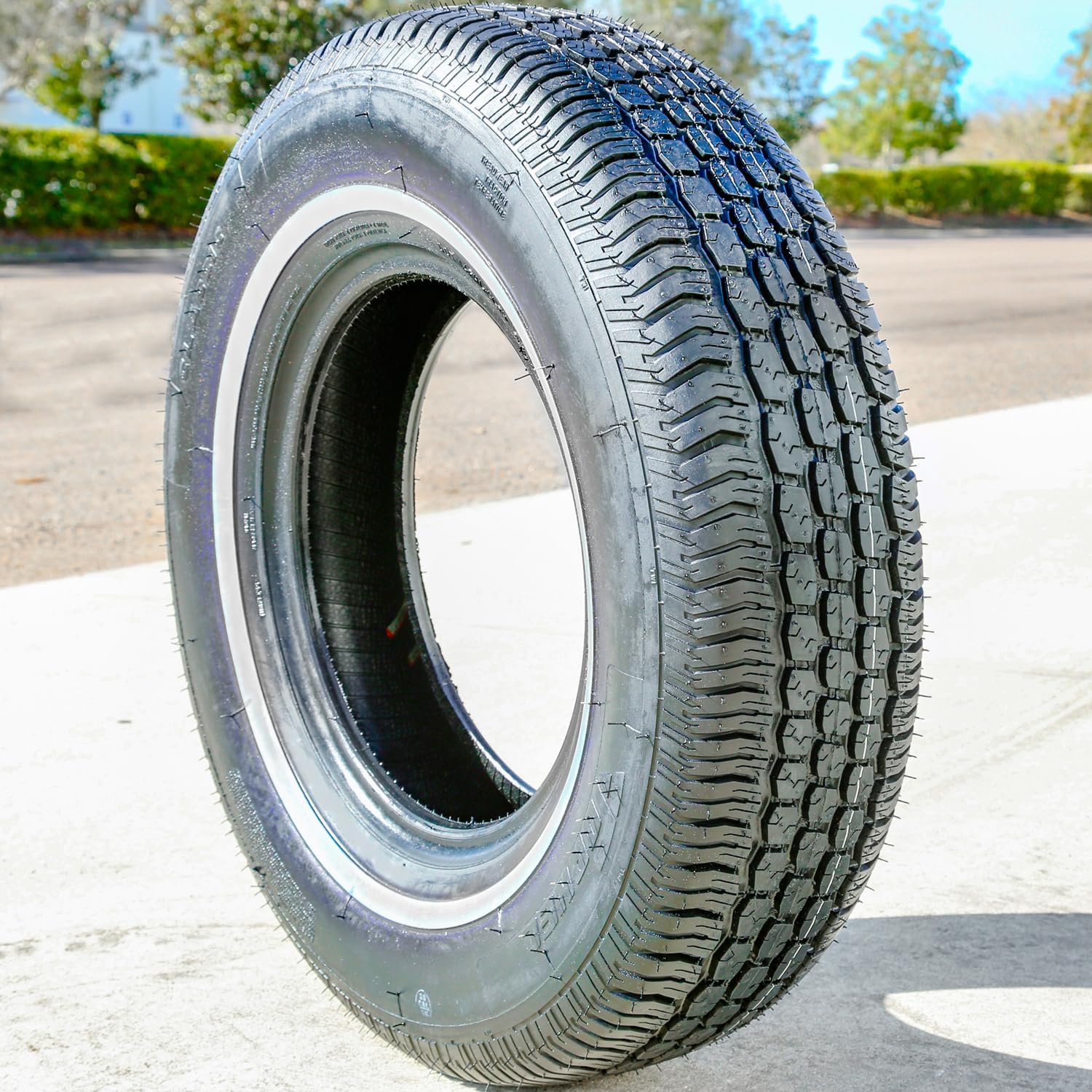 155/80R13 79S 4-Ply White Side Wall Touring Radial Tire G803705