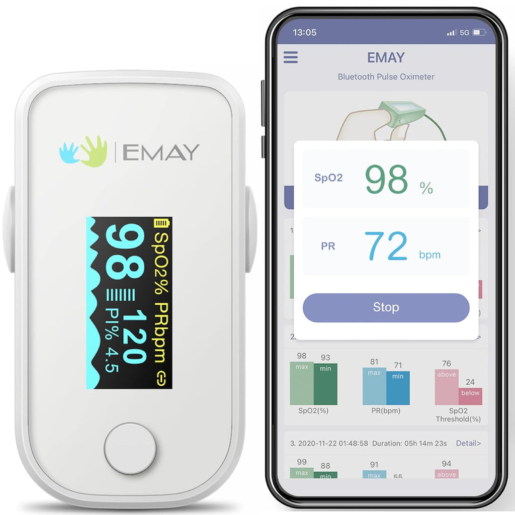 Pulse Oximeter Fingertip Bluetooth E573626