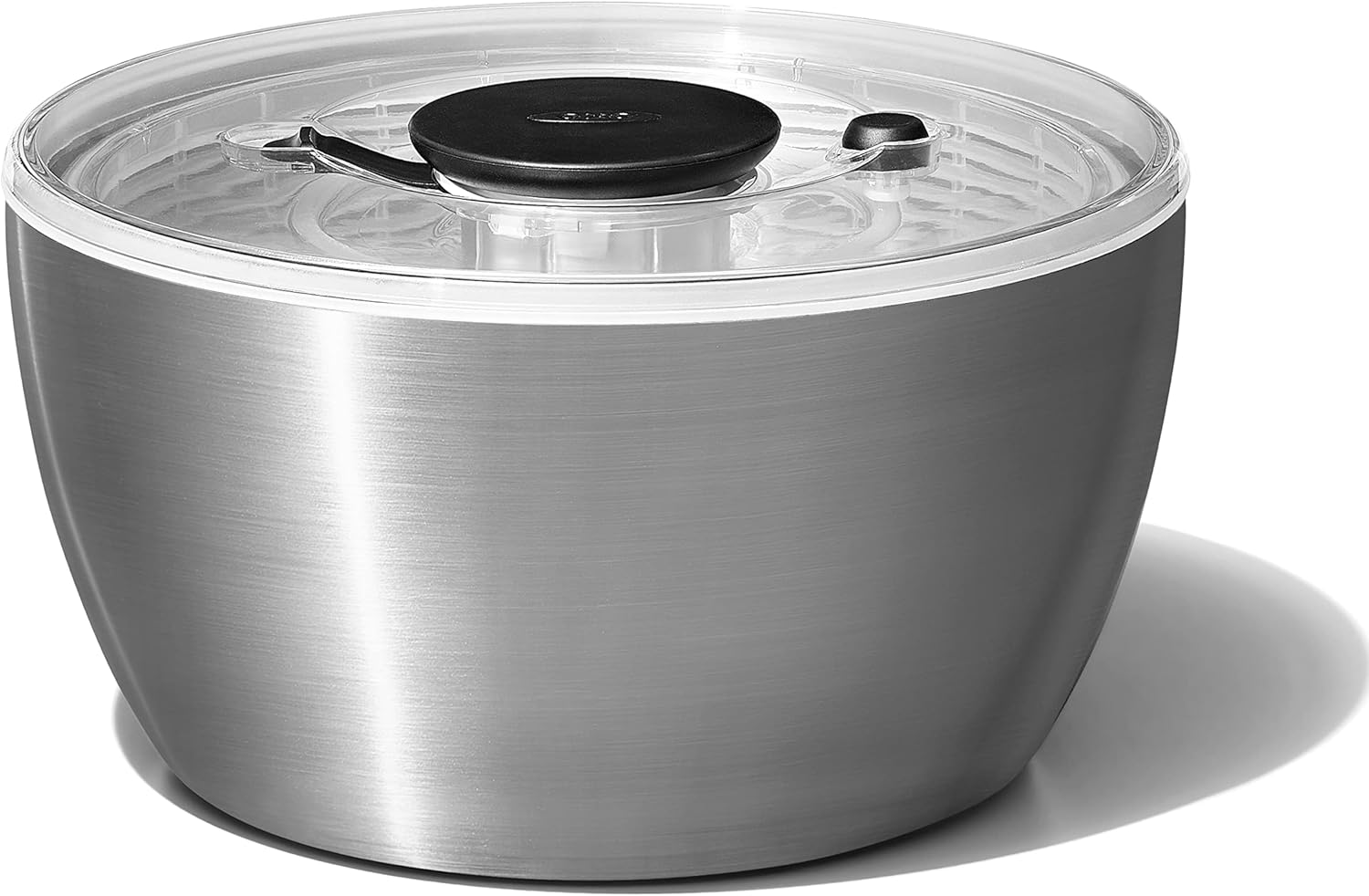 6.34 Qt Stainless Steel Salad Spinner G136824