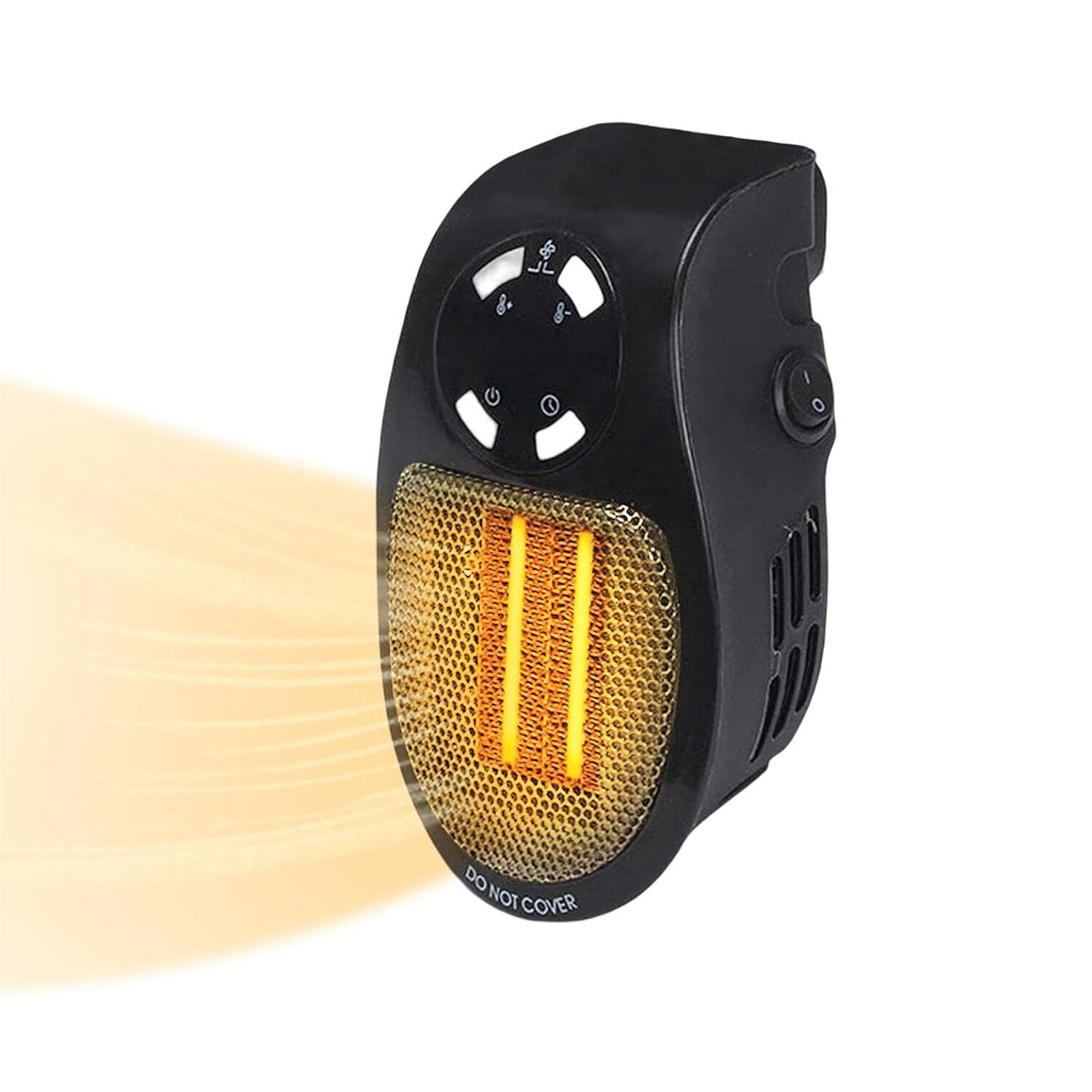 500W portable wall mounted heater with adjustable thermostat timer P685440