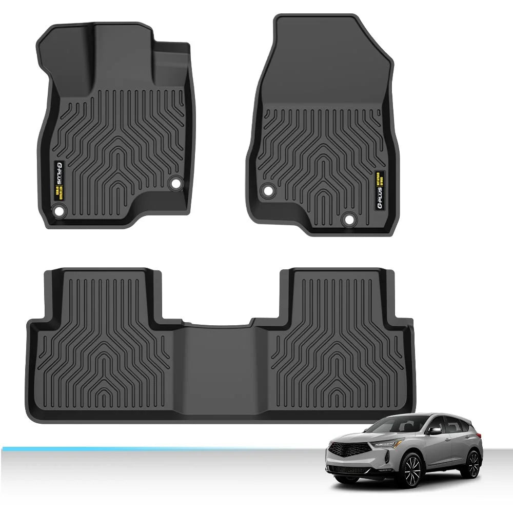 3pcs All Weather Floor Mats Set TPE Liners B427
