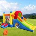 8 in 1 Large Inflatable Bounce Castle with Blower and Two Slides N121