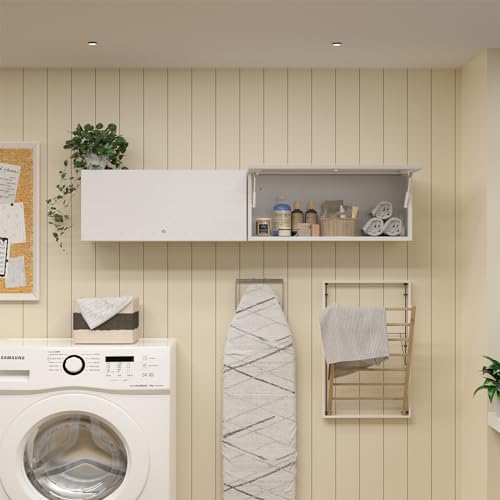 Metal Garage Storage Cabinet Wall Mount with Adjustable Shelf U429973