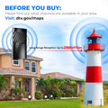 Amplified HD TV Antenna with 52ft Coax Cable Z819