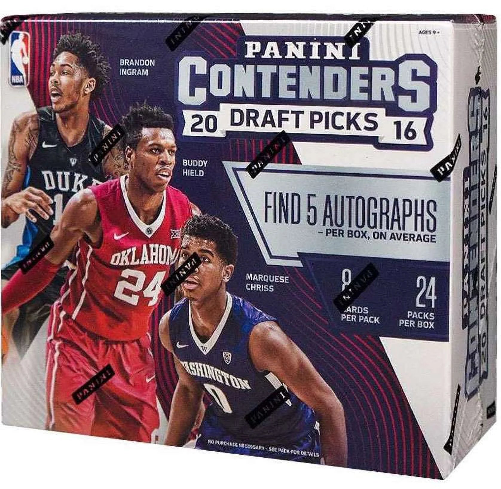 2016-17 Contenders Basketball Trading Card HOBBY Box V75627