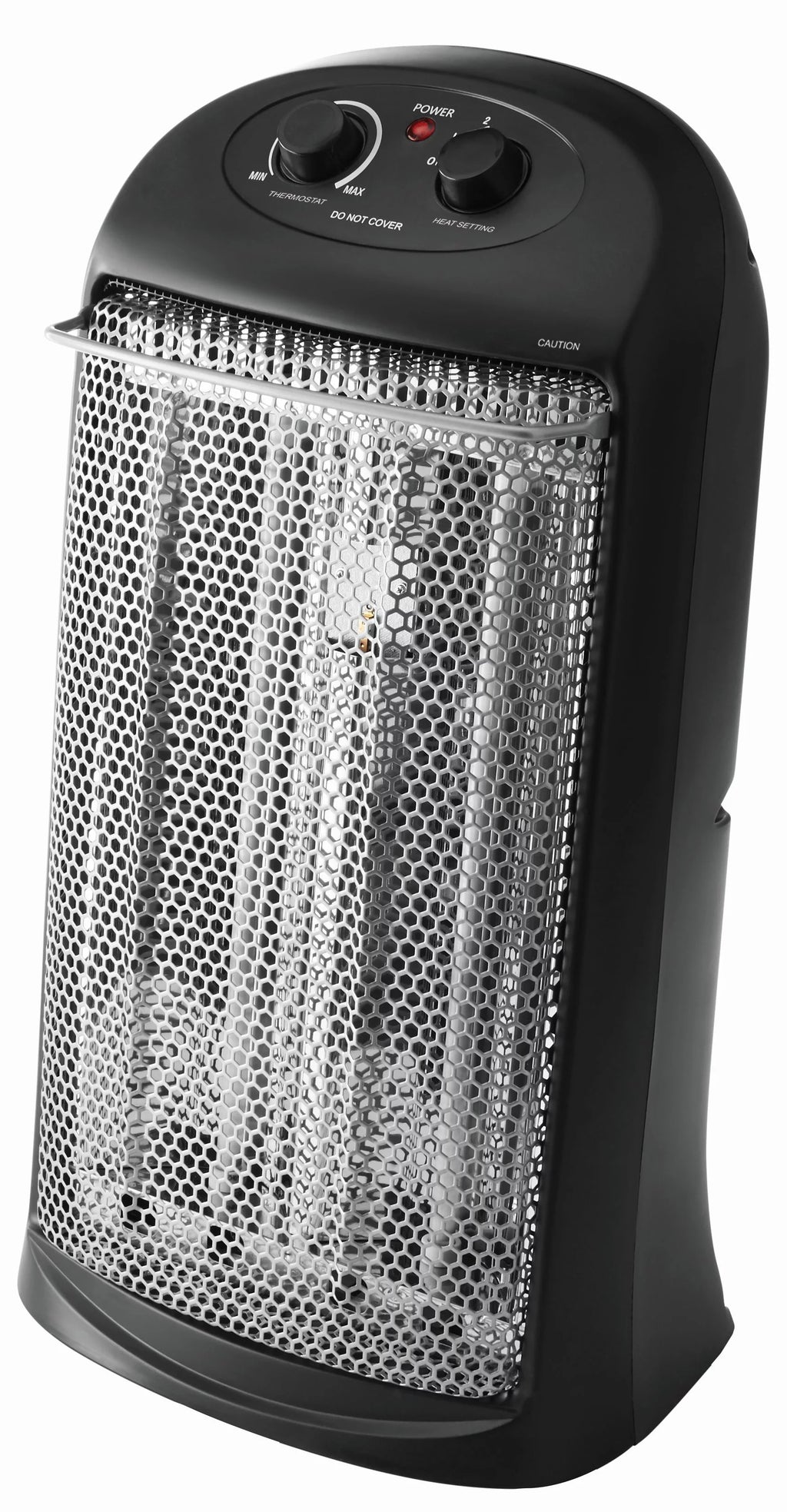 Black Quartz Electric Tower Space Heater N85672