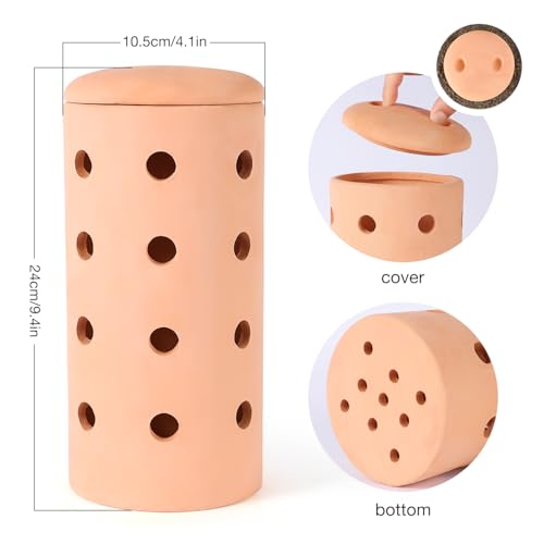 Clay Worm Composting Bin V7040