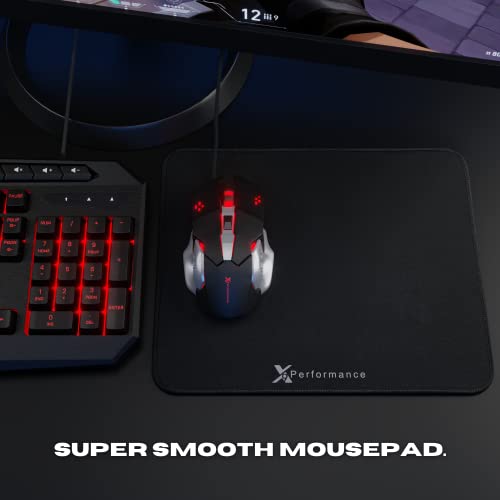 4 in 1 RGB Gaming Keyboard and Mouse Combo with Headset and Mouse Pad F9727