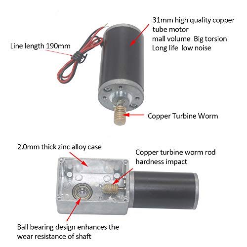 DC 12V Gear Motor 8mm Shaft N94137
