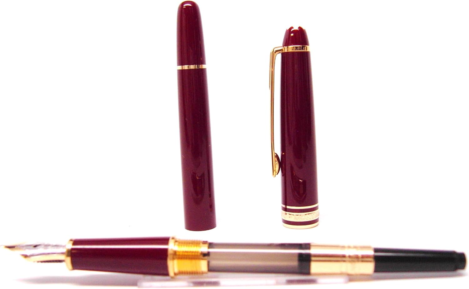 Bordeaux Resin Medium Point Fountain Pen K1821