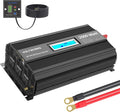 2000w DC 12V to AC 120V Modified Sine Wave Inverter with LCD Display Remote Control and 3AC Outlets Dual 2.4A USB Ports X4782