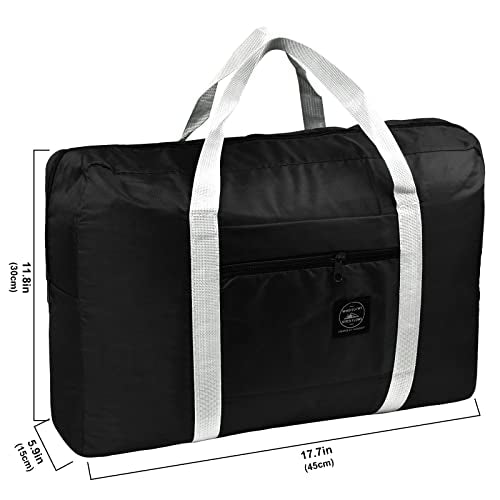 Travel Duffel Bag 18x14x8 Foldable Carry on Luggage Bag E497