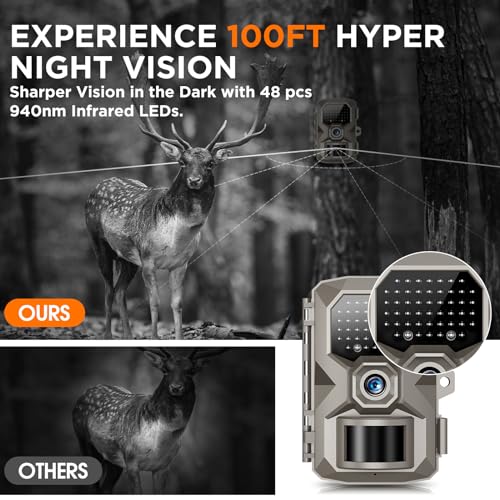 4K 48MP Trail Camera with Night Vision R815713
