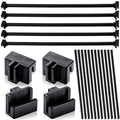 36 Pcs Hanging File Rail and Clip Set (Plastic) A746303