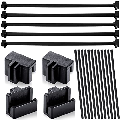 36 Pcs Hanging File Rail and Clip Set (Plastic) A746303