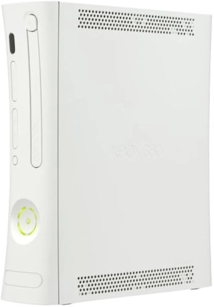 White Xbox 360 Console with Two Controllers O5291