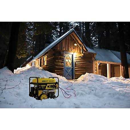 3650 Watt Electric Start Portable Generator with RV Outlet K864