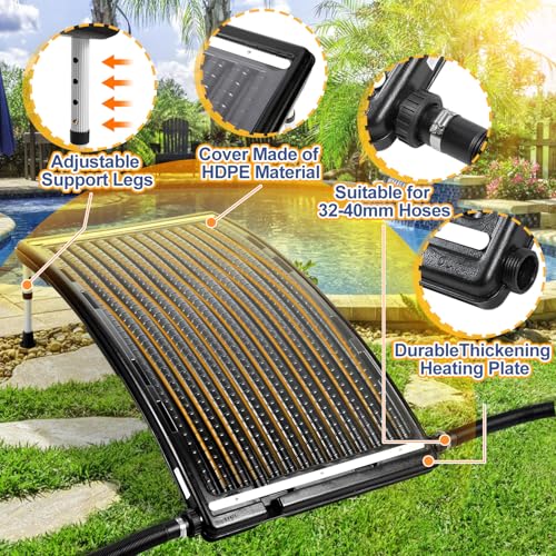 Solar Pool Heater with Thickened Panel 113x69 cm C26430