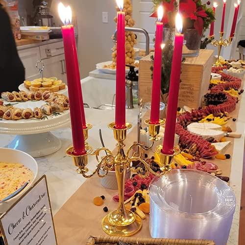 Gold 5 Arms Metal Candelabra Q629