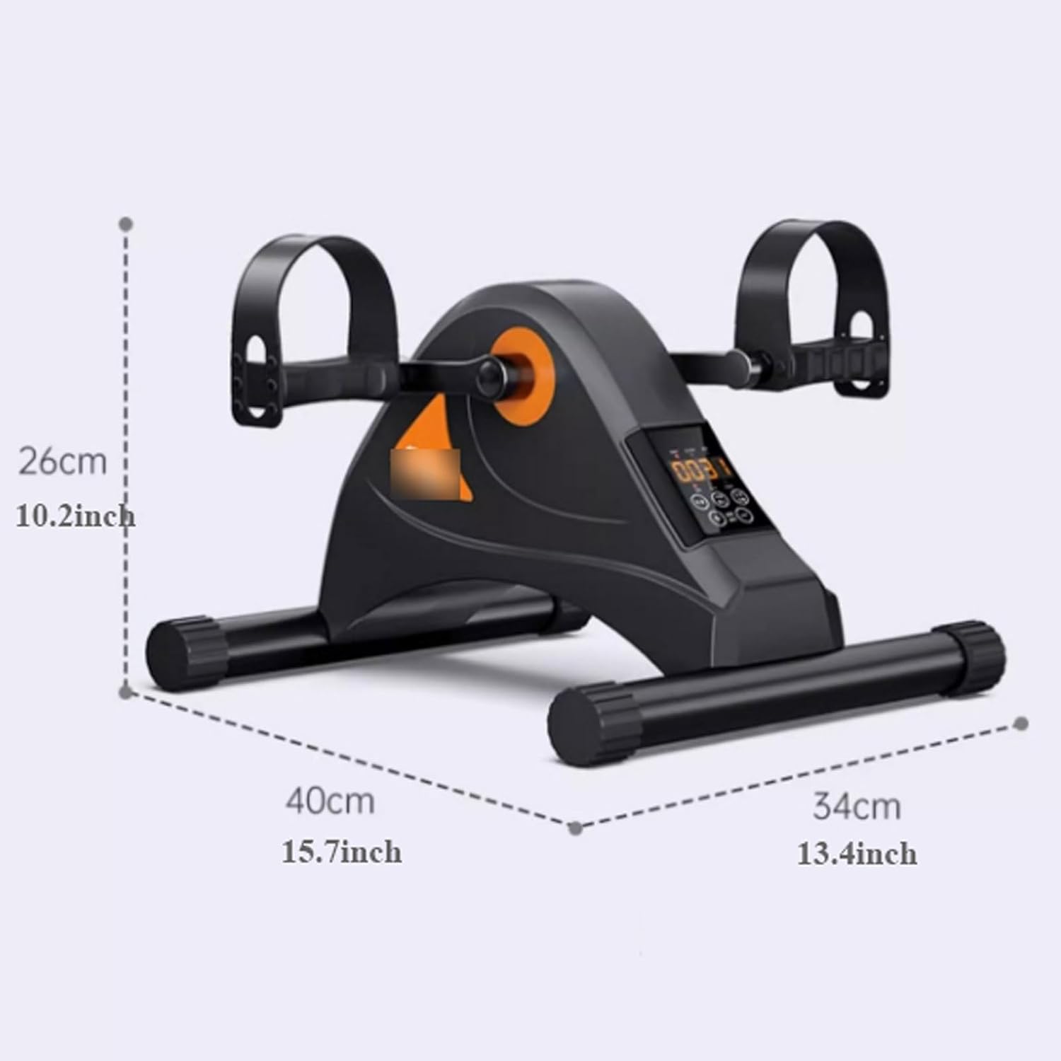 Electric Rehabilitation Training Machine Under Desk Bike Pedal Exerciser with LCD Display B831514