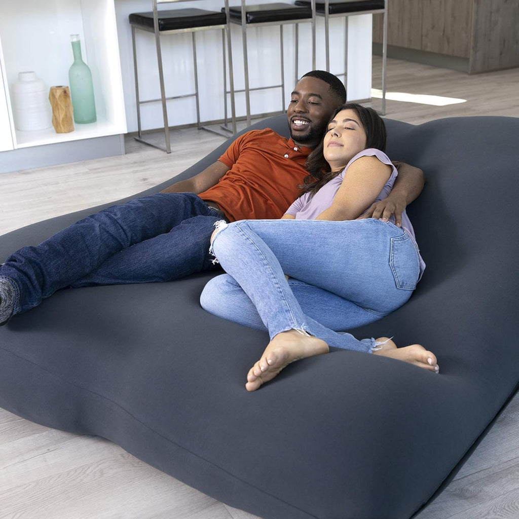 Brown Double Oversized Bean Bag Chair with Washable Outer Cover P8162