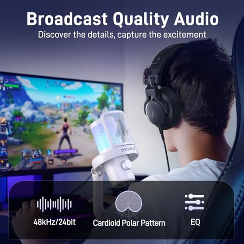 Wireless Microphone with 3-Level Noise Cancellation USB Mic X219026