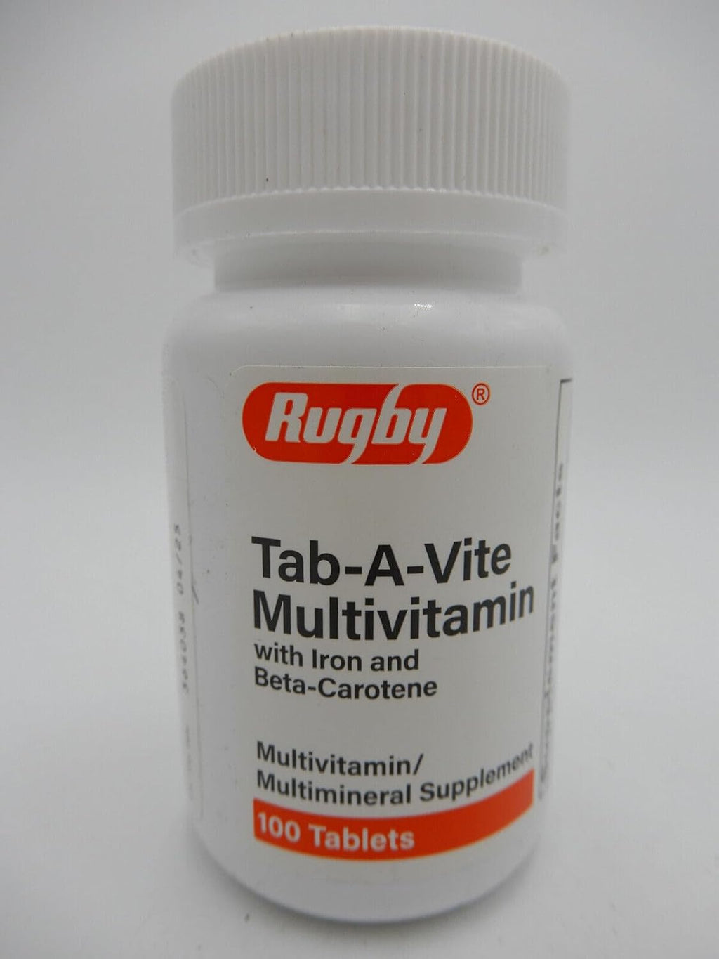 100 Tablets Multivitamin/Mineral Supplement with Iron and Beta-Carotene C52964